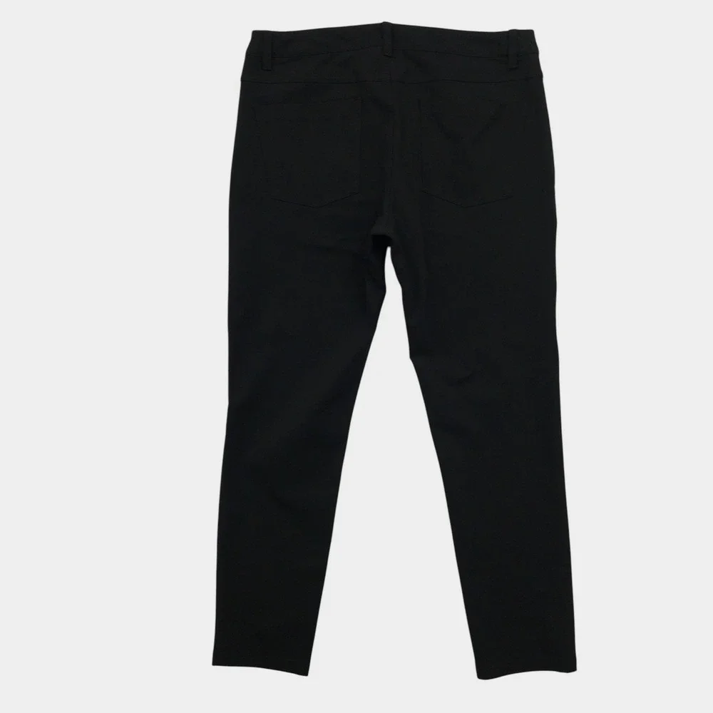 BYLT Premium Basics Everyday Pant 2.0 Slim Black Mens 36 Stretch Chino Trousers